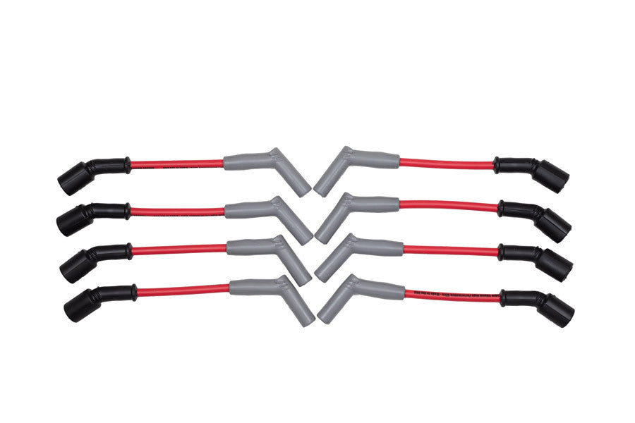 LSx Performance Spark Plug Wire & Heat Boot Combo (Red 45 Wires & Blue Boots)