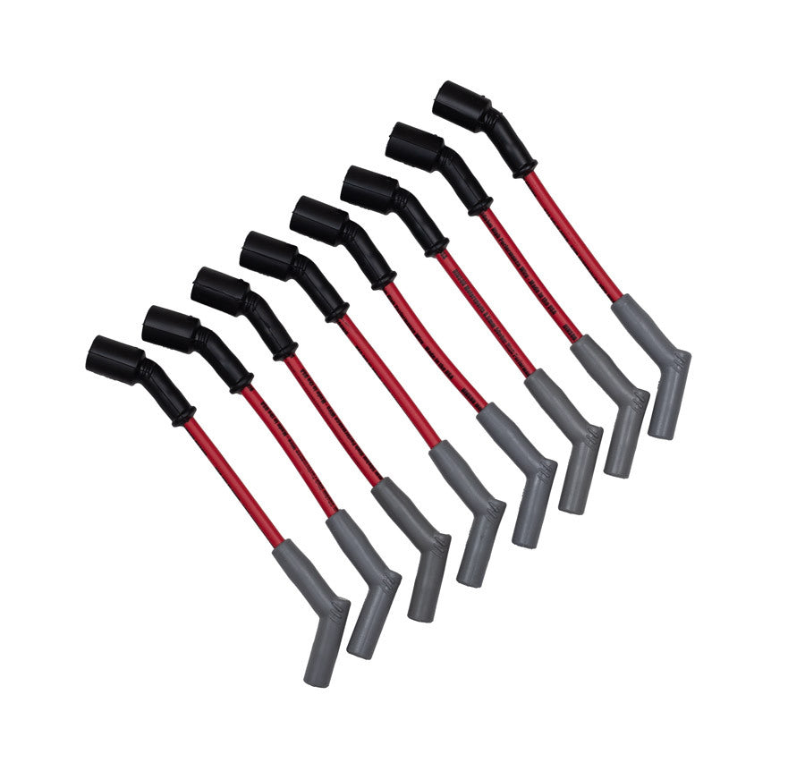 LSx Performance Spark Plug Wire & Heat Boot Combo (Red 45 Wires & Blue Boots)
