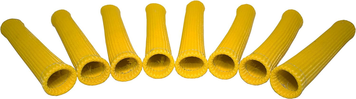 LSx Performance Spark Plug Wire & Heat Boot Combo (Red Wires & Yellow Boots)