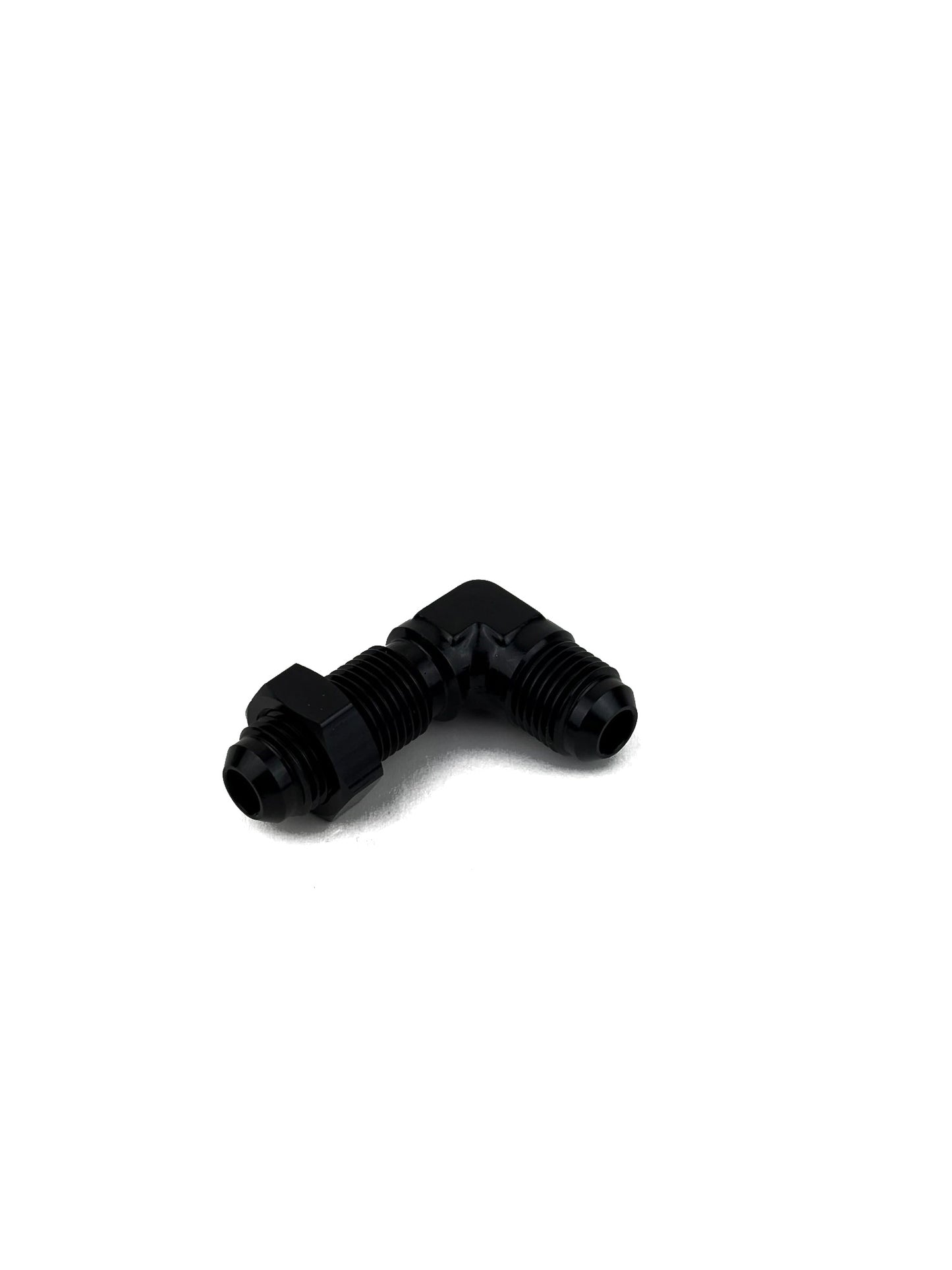 Bulkhead Fitting Black Anodized with Jam Nut & Crush Washers E85 Safe (view 6)