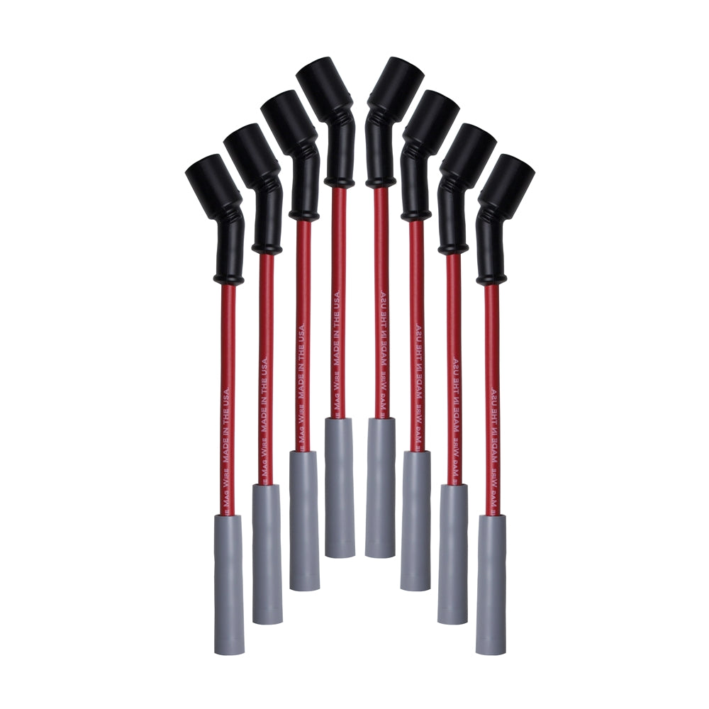 GM Gen V LT 10.5" Lead Straight Plug Boot Red 500ohm