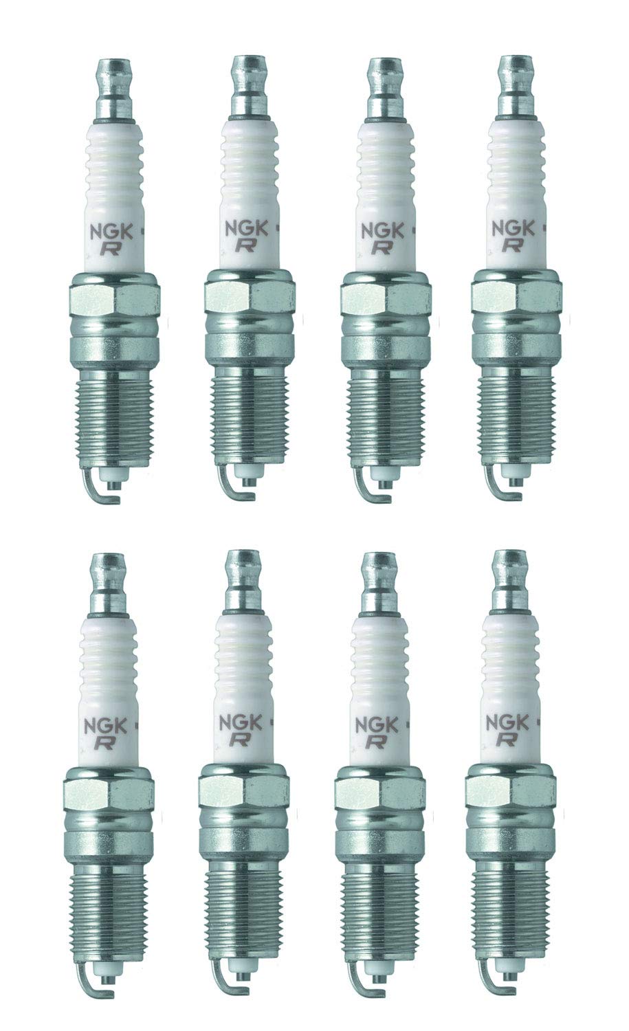 NGK (4177) TR6 Spark Plugs, Pack of 8