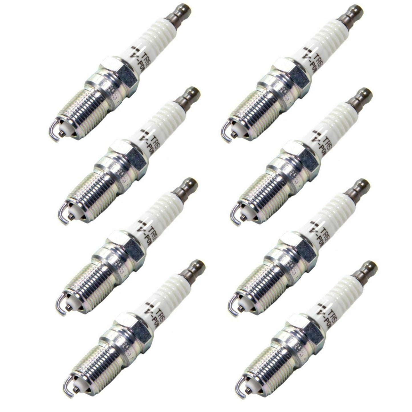 NGK (3951) TR55 V-Power Spark Plug, Pack of 8