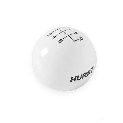 Hurst Shift Knob - 6-Speed - White