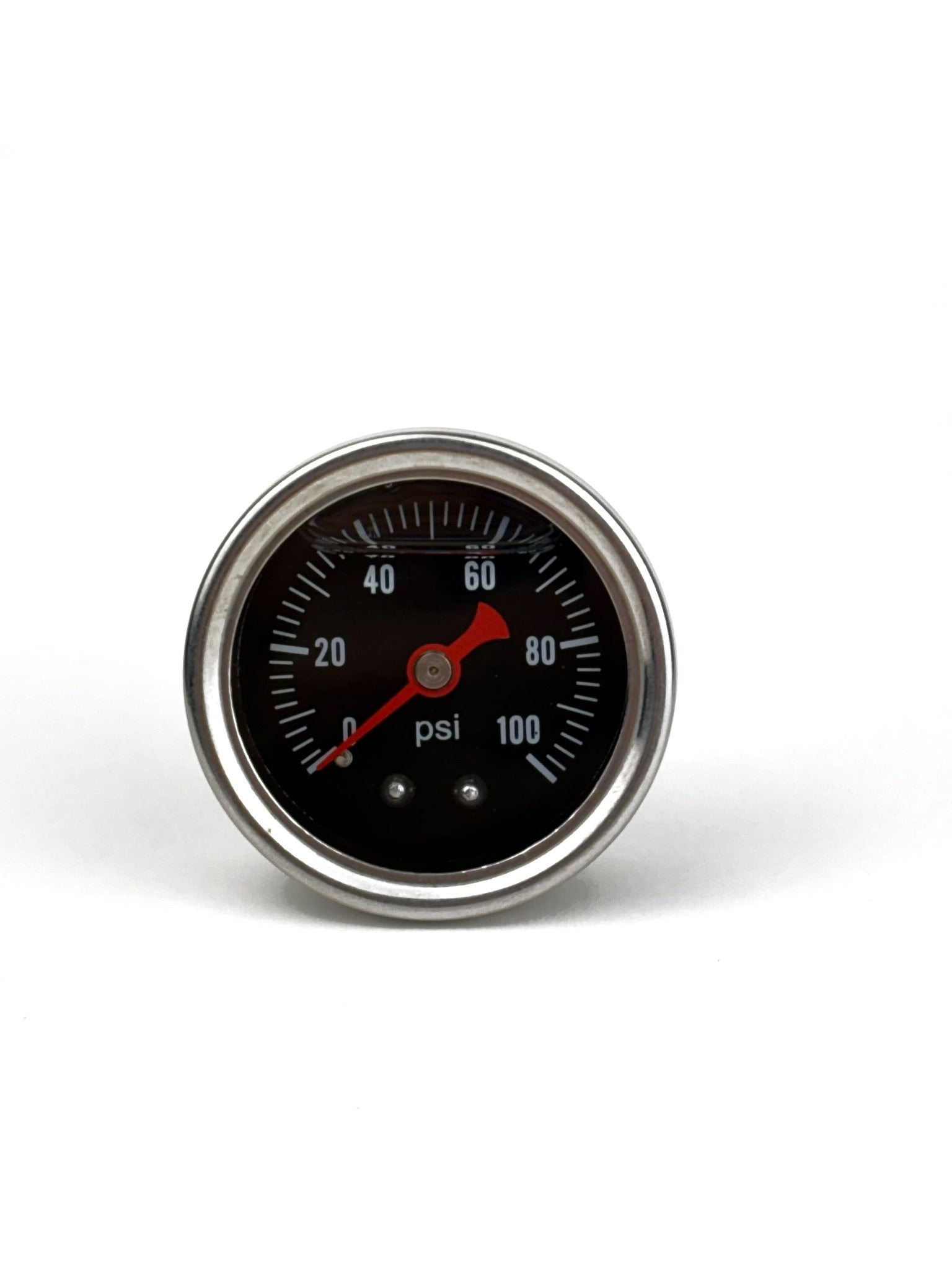 Fuel Pressure Gauge 0-100 PSI Black Face 1/8 NPT