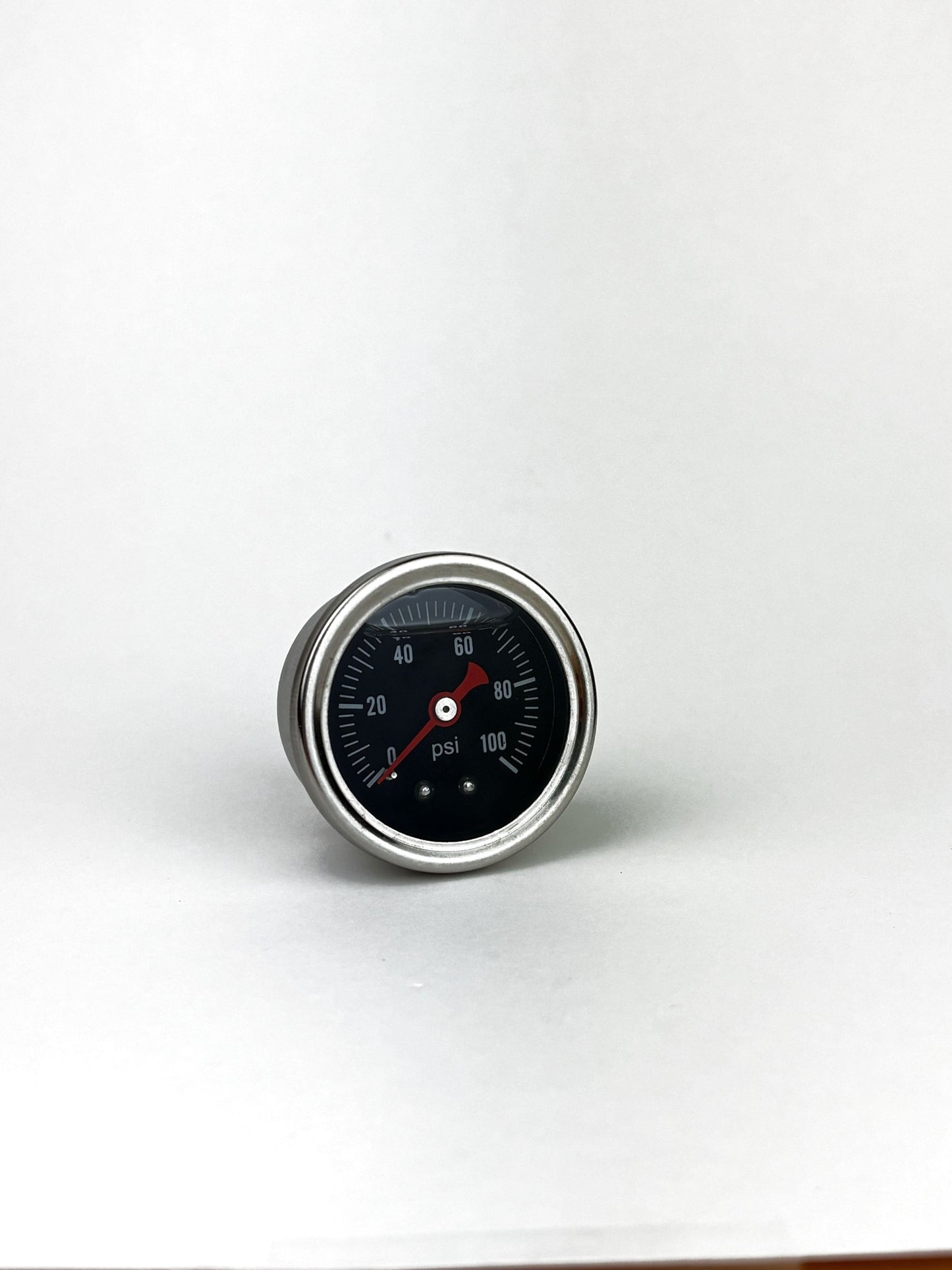 Fuel Pressure Gauge 0-100 PSI Black Face 1/8 NPT (view 3)