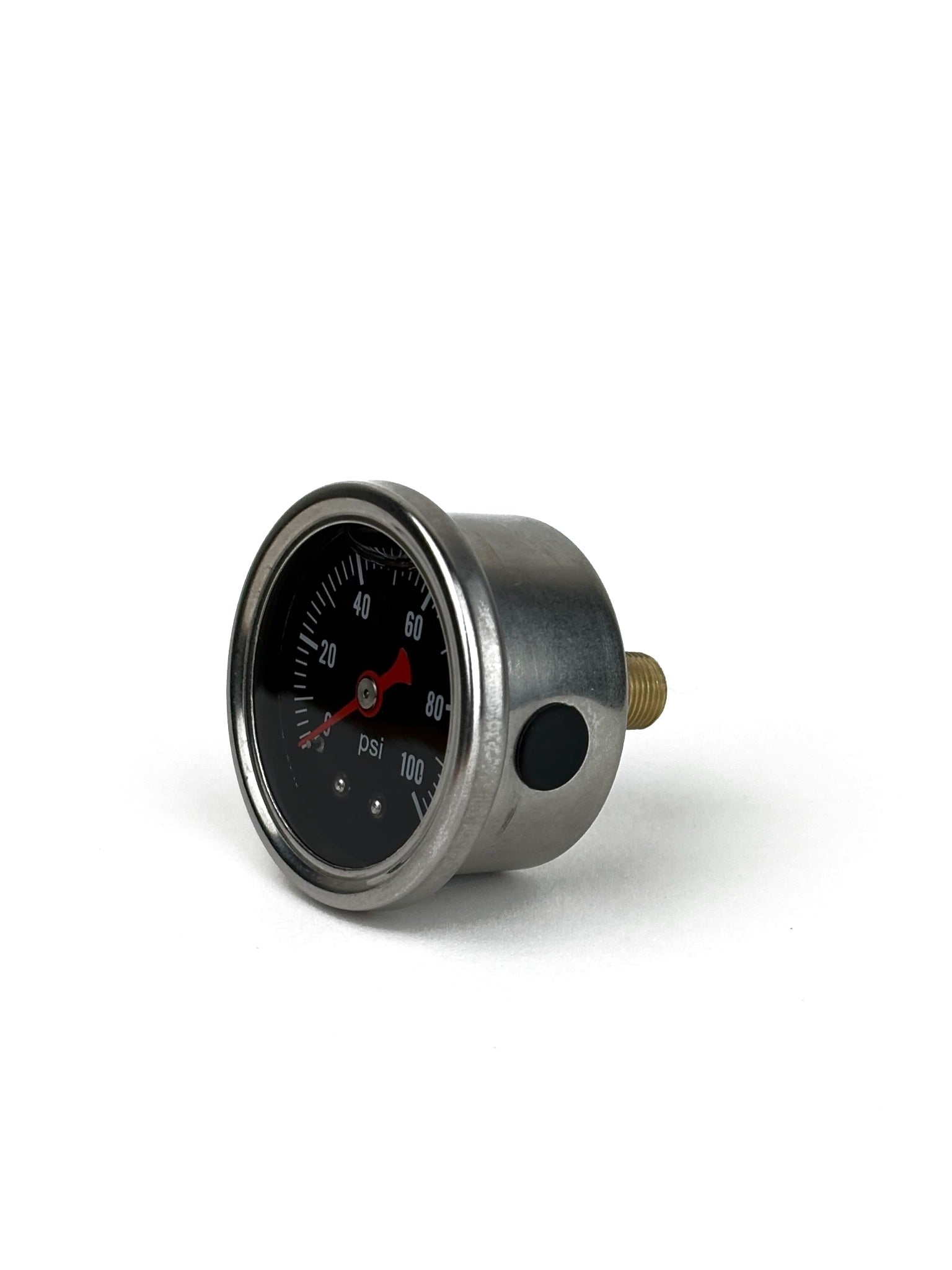 Fuel Pressure Gauge 0-100 PSI Black Face 1/8 NPT (view 2)