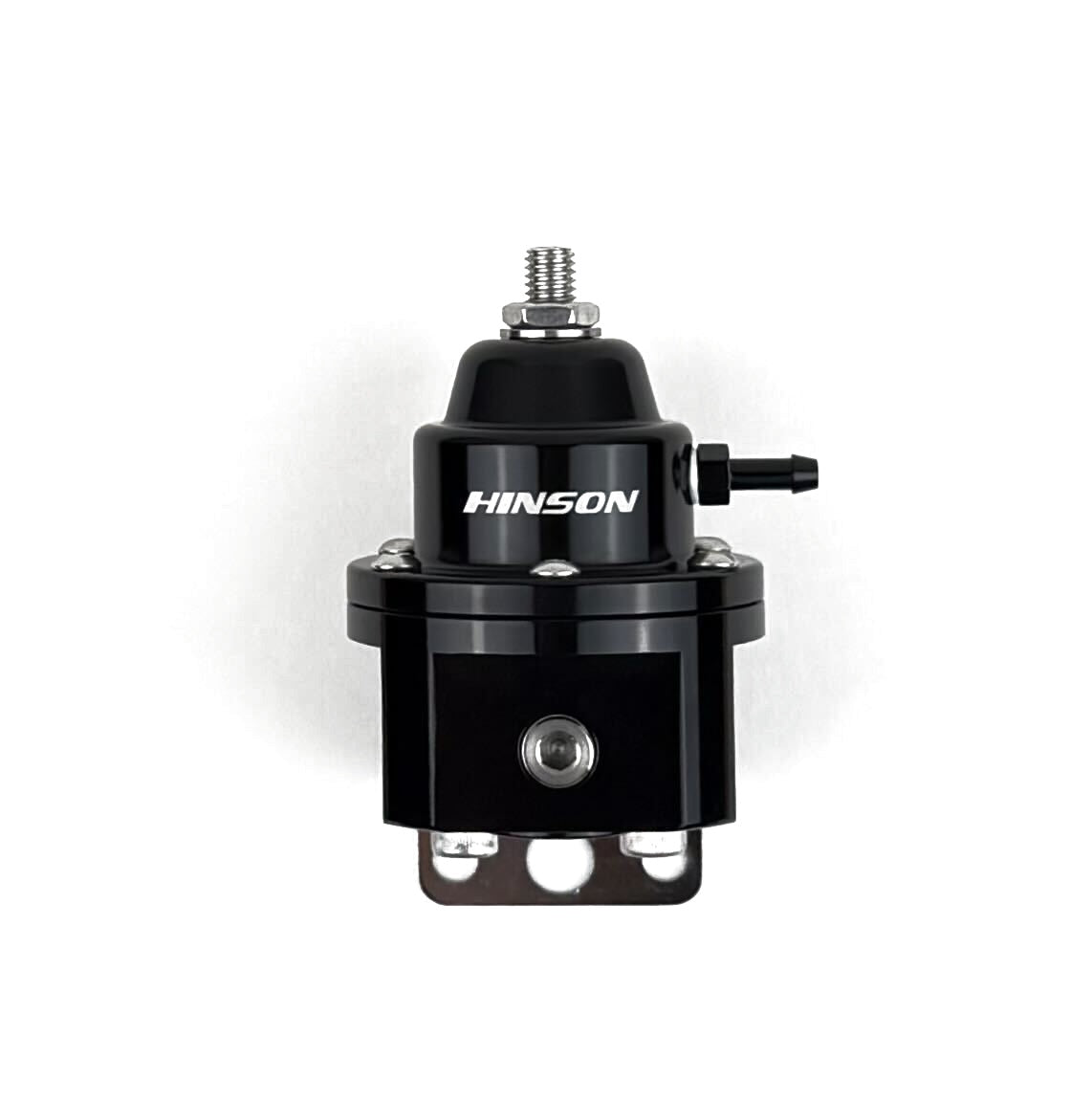 Fuel Pressure Regulator 6AN Adjustable E85 Gas & Diesel Black Billet Aluminum