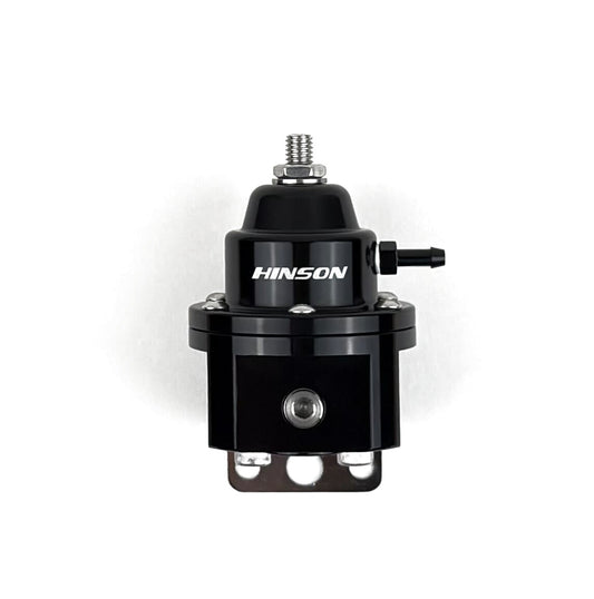 Fuel Pressure Regulator 6AN Adjustable E85 Gas & Diesel Black Billet Aluminum