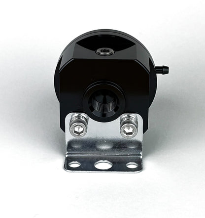 Fuel Pressure Regulator 6AN Adjustable E85 Gas & Diesel Black Billet Aluminum (view 3)