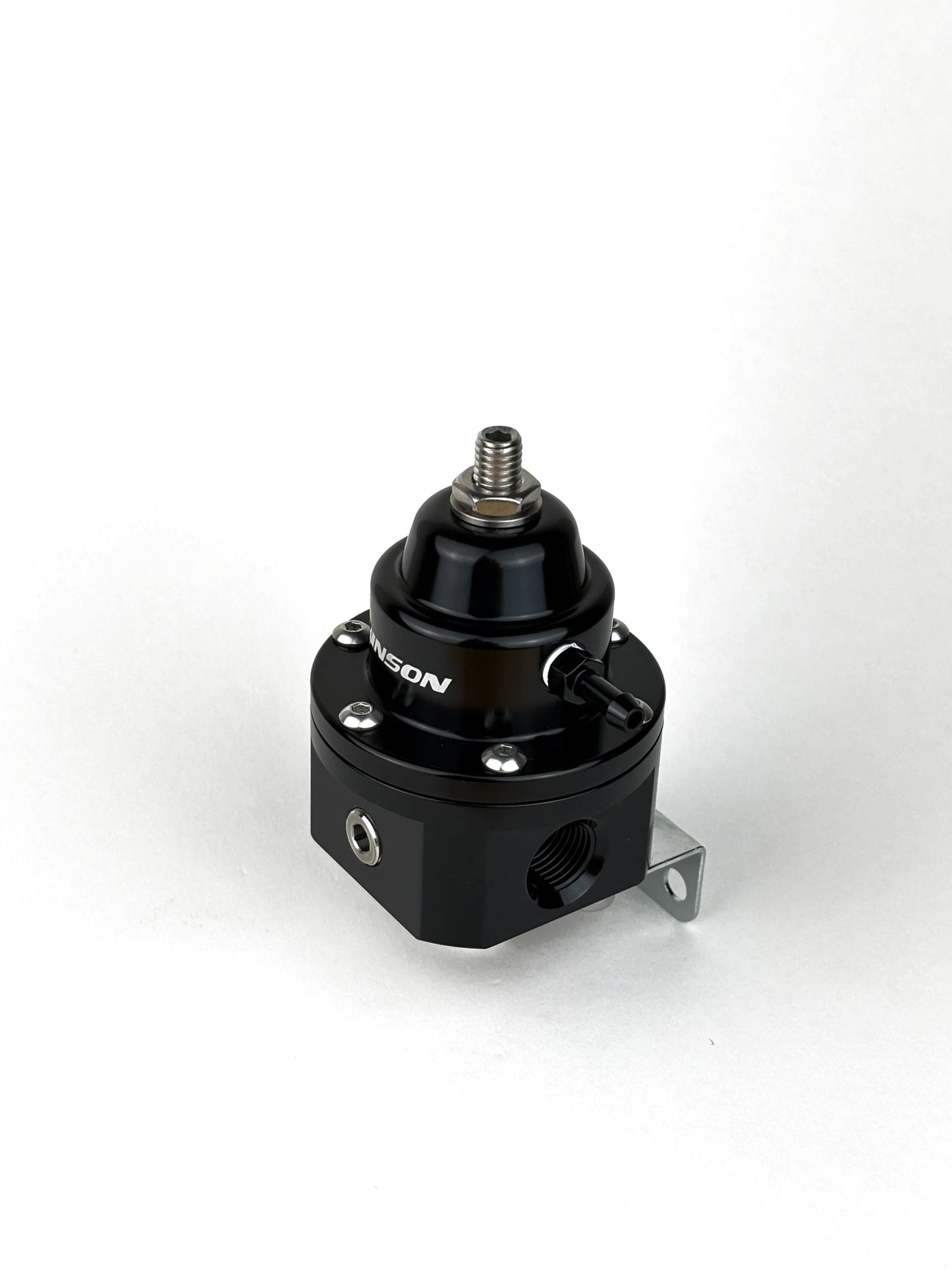 Fuel Pressure Regulator 6AN Adjustable E85 Gas & Diesel Black Billet Aluminum (view 4)