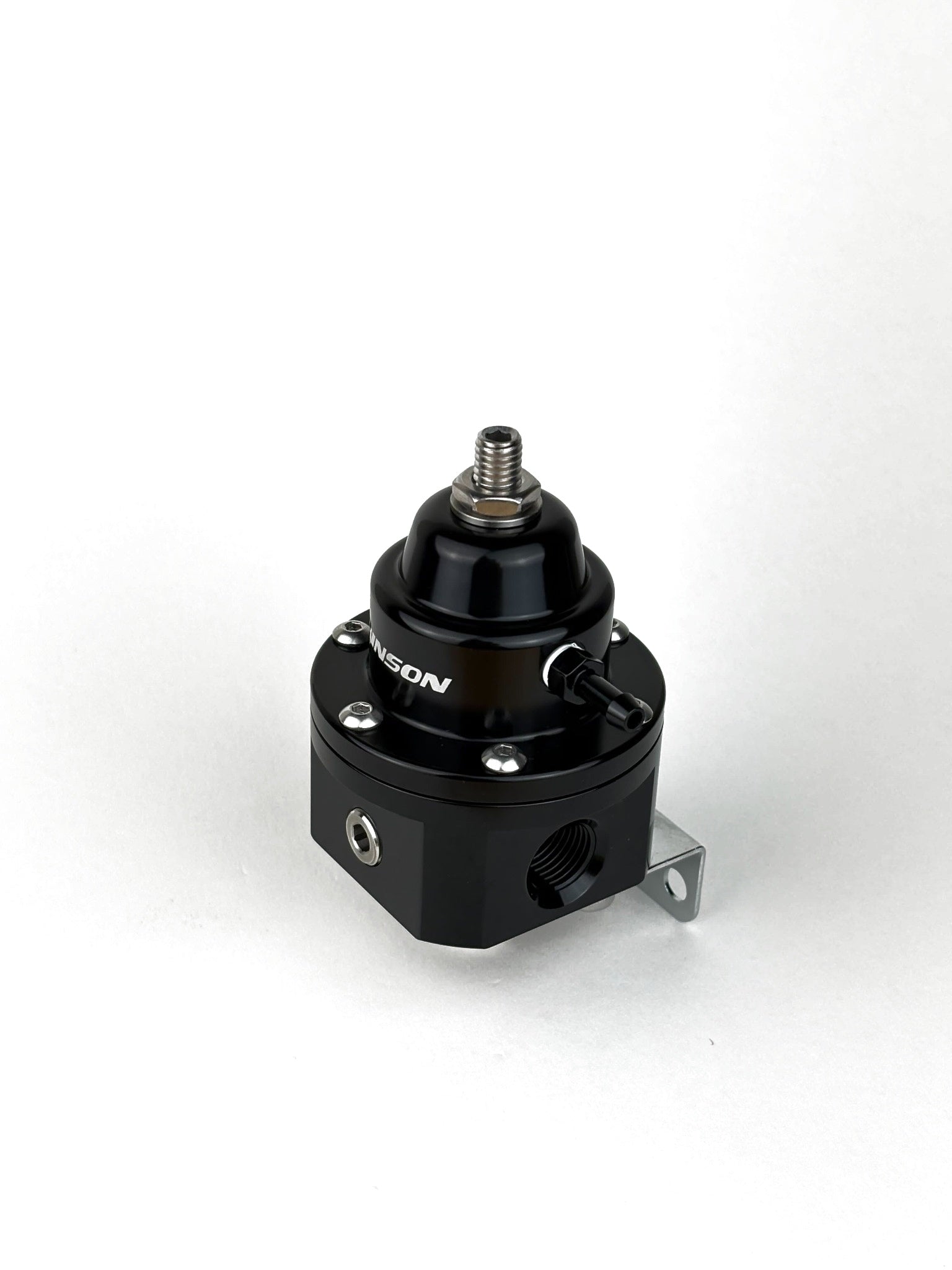 Fuel Pressure Regulator 6AN Adjustable E85 Gas & Diesel Black Billet Aluminum (view 4)