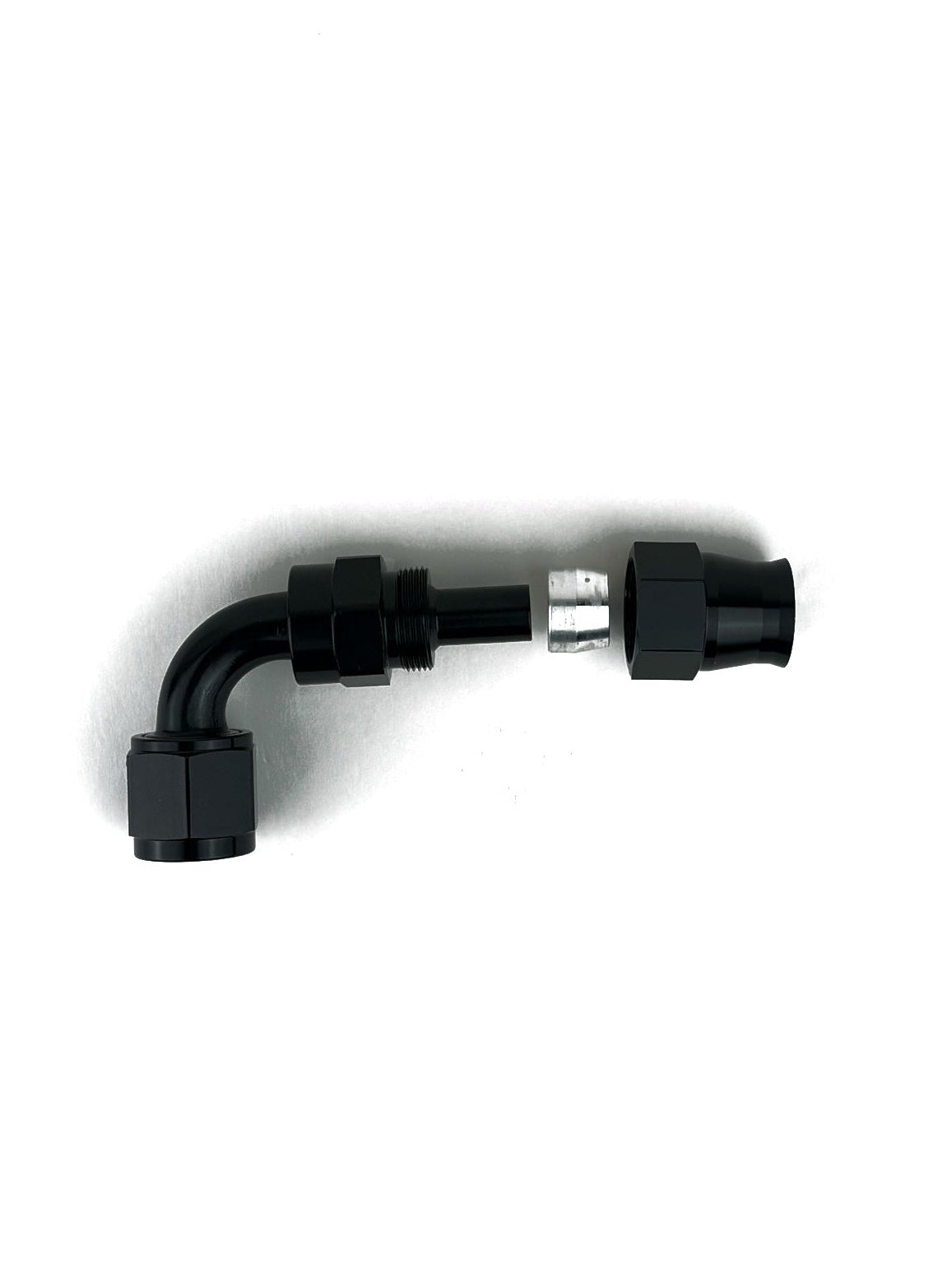 90 AN Hose End PTFE Black E85 Safe (view 3)