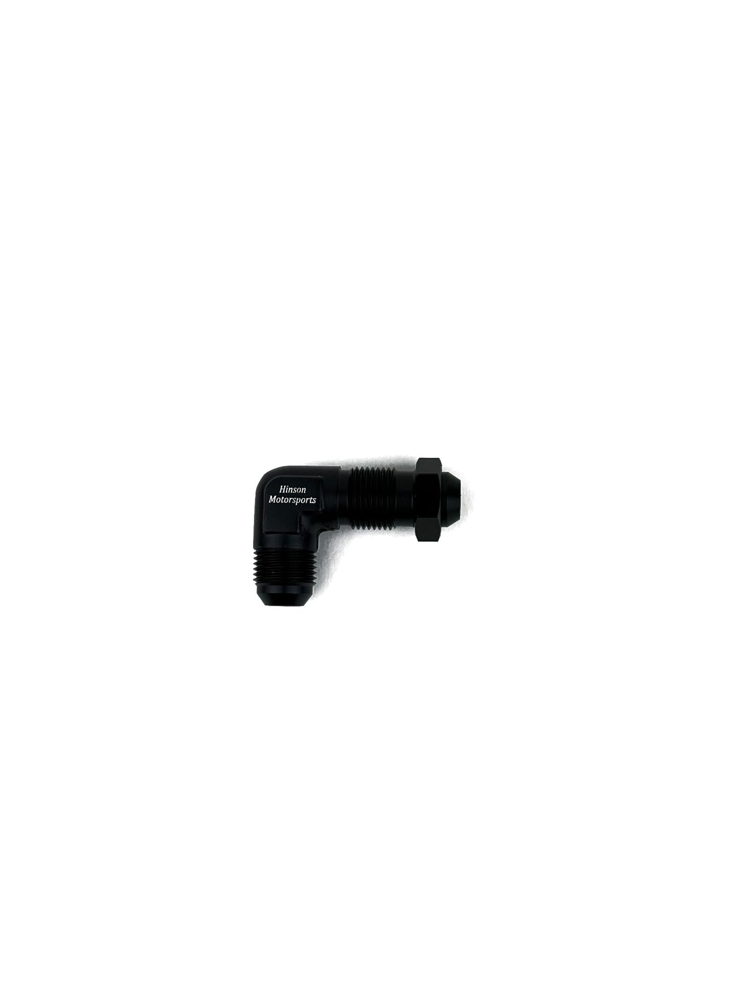 Bulkhead Fitting Black Anodized with Jam Nut & Crush Washers E85 Safe (view 3)