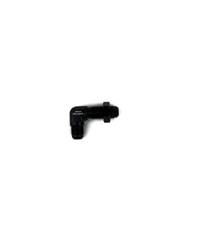 Bulkhead Fitting Black Anodized with Jam Nut & Crush Washers E85 Safe (view 5)