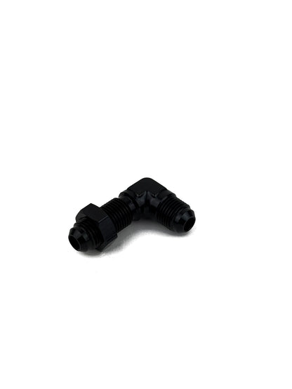 Bulkhead Fitting Black Anodized with Jam Nut & Crush Washers E85 Safe (view 6)