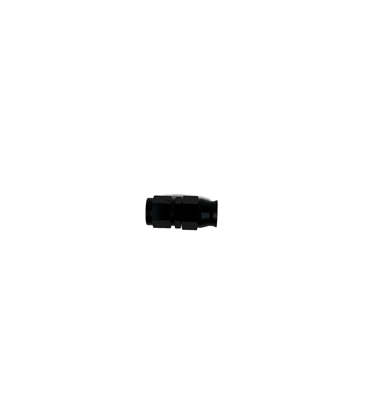 Straight AN Hose End PTFE Black E85 Safe (view 3)