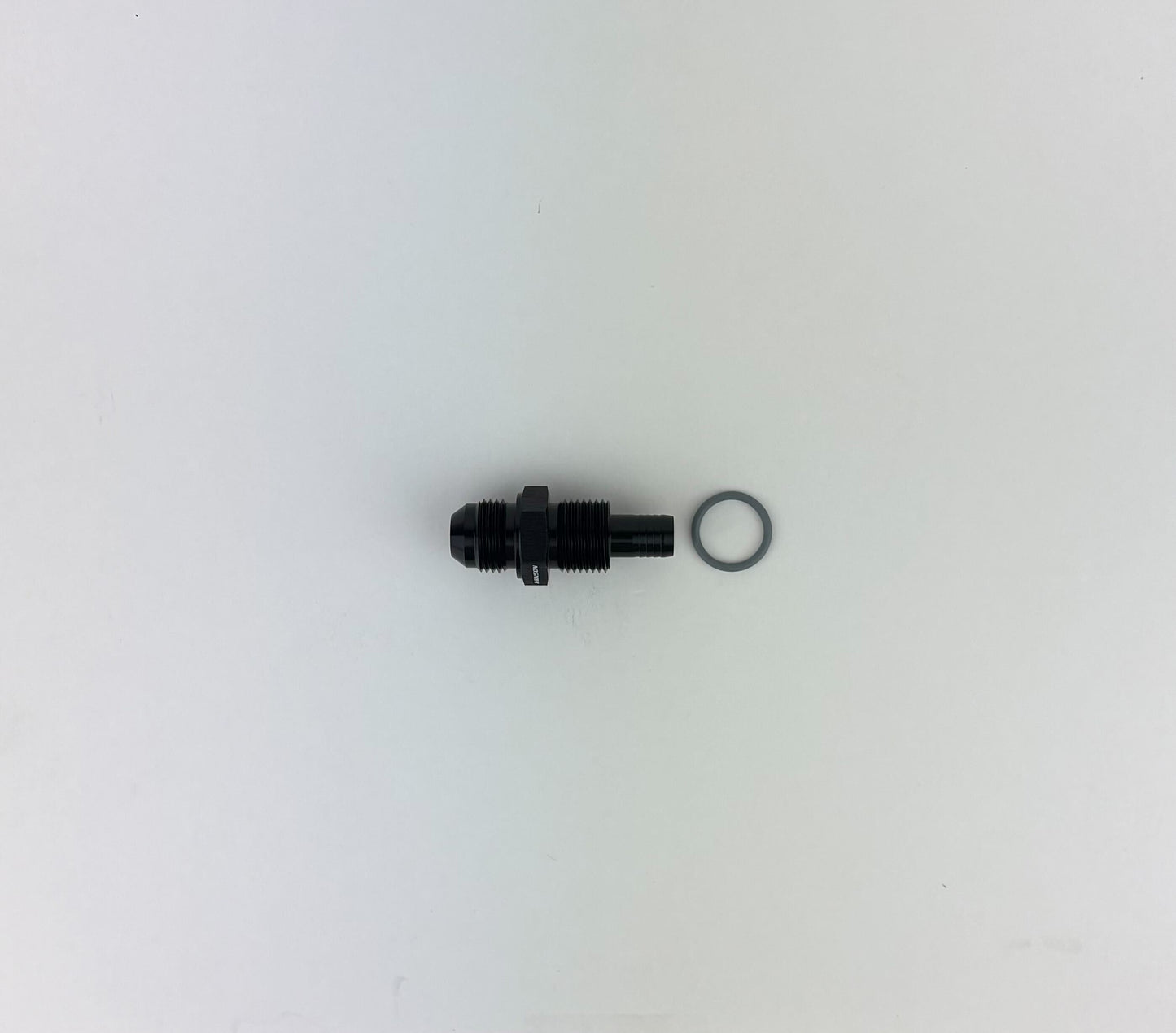 8AN to 10mm straight bulkhead type adapter